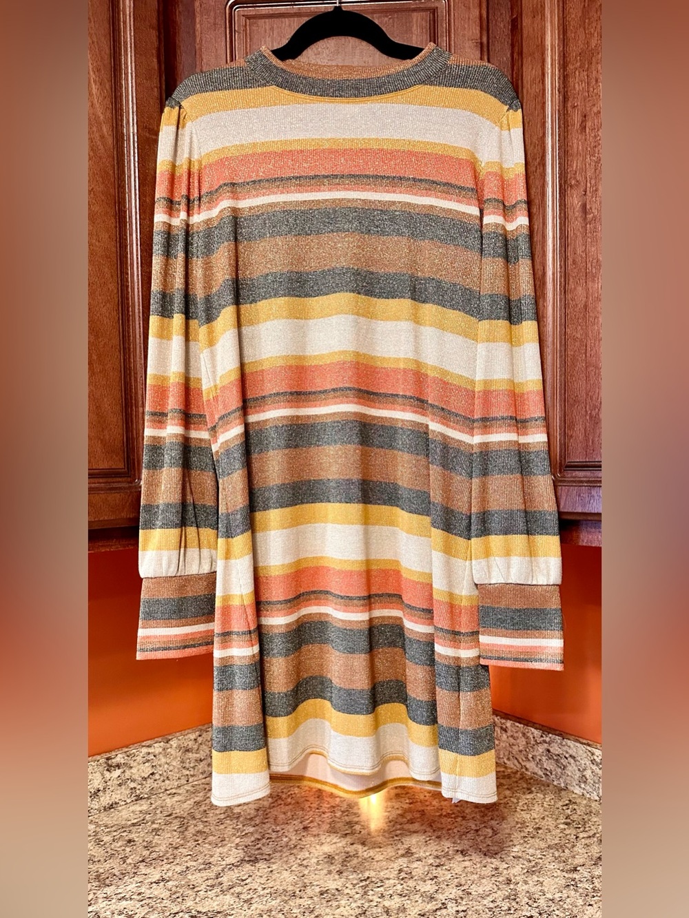 NWOT BAND OF GYPSIES Sparkly Striped Dress